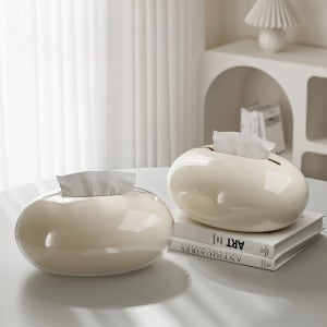 앙팡케어 더블 아크릴 티슈 케이스 휴지 박스 미드센츄리 인테리어 소품 크리넥스 화장지