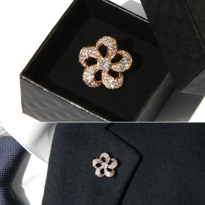 정장 큐빅 배지 브로치 뱃지 AZ-GOBT-007