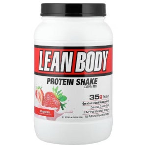 Labrada Nutrition Lean Body 고단백질 식사 대용 셰이크 딸기 1120g(2.47lb)