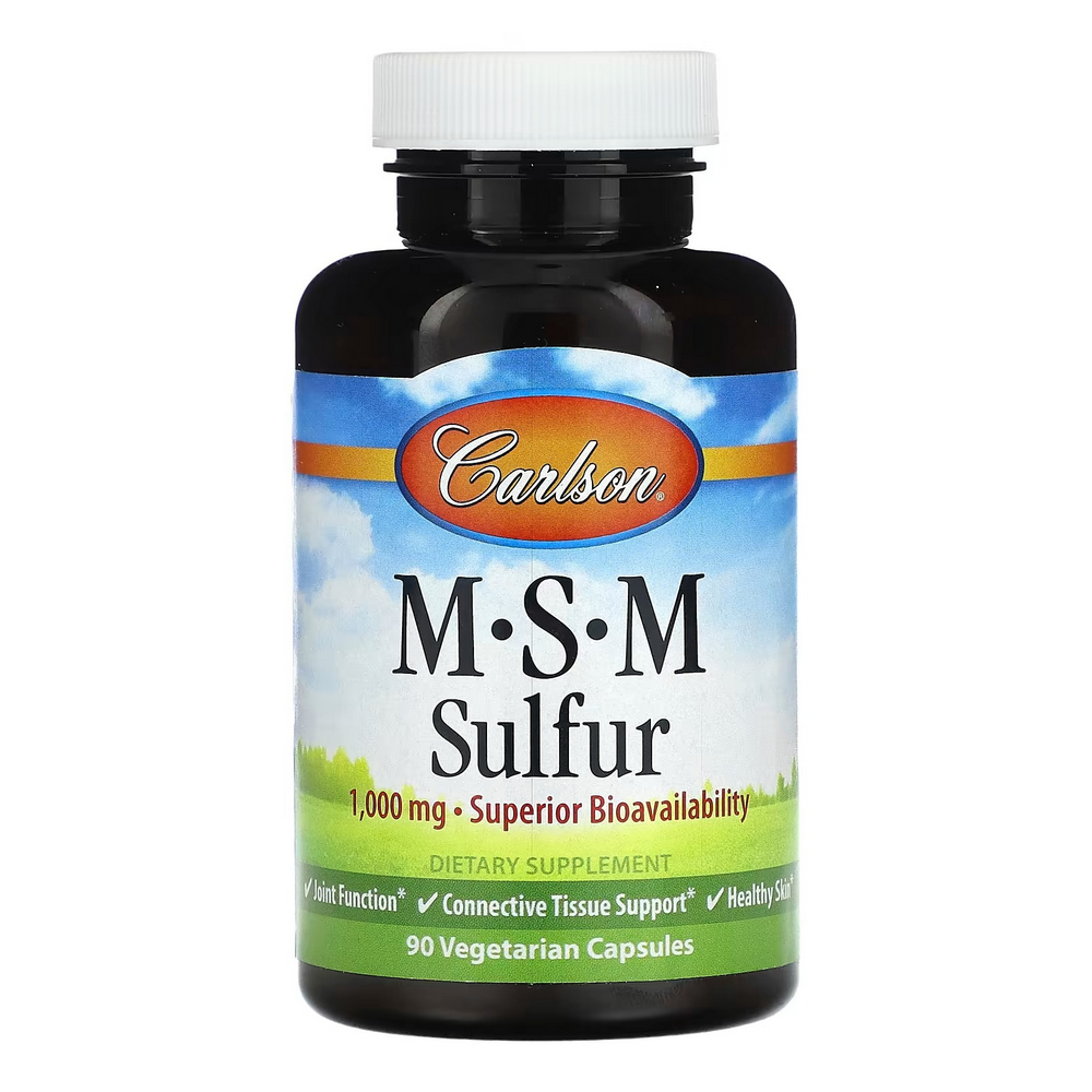 칼슨 <b>MSM 설퍼 1000mg</b> 90베지테리언캡슐