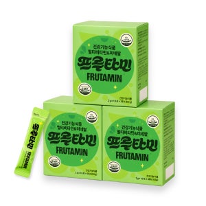 올인원 가루 비타민 미네랄 종합 영양제 유럽원료 레스트아트 프루타민 멀티 30개입, 3개