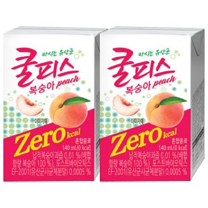 동원 쿨피스 제로 복숭아 140mlx24팩