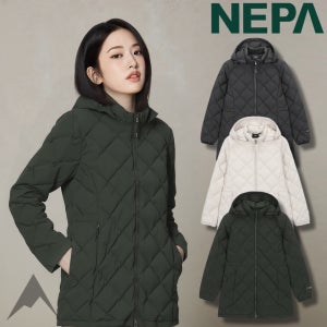 네파 역시즌패딩 안유진 경량패딩 무봉제 디아모 기능성 여성 구스다운 겨울 간절기 자켓
