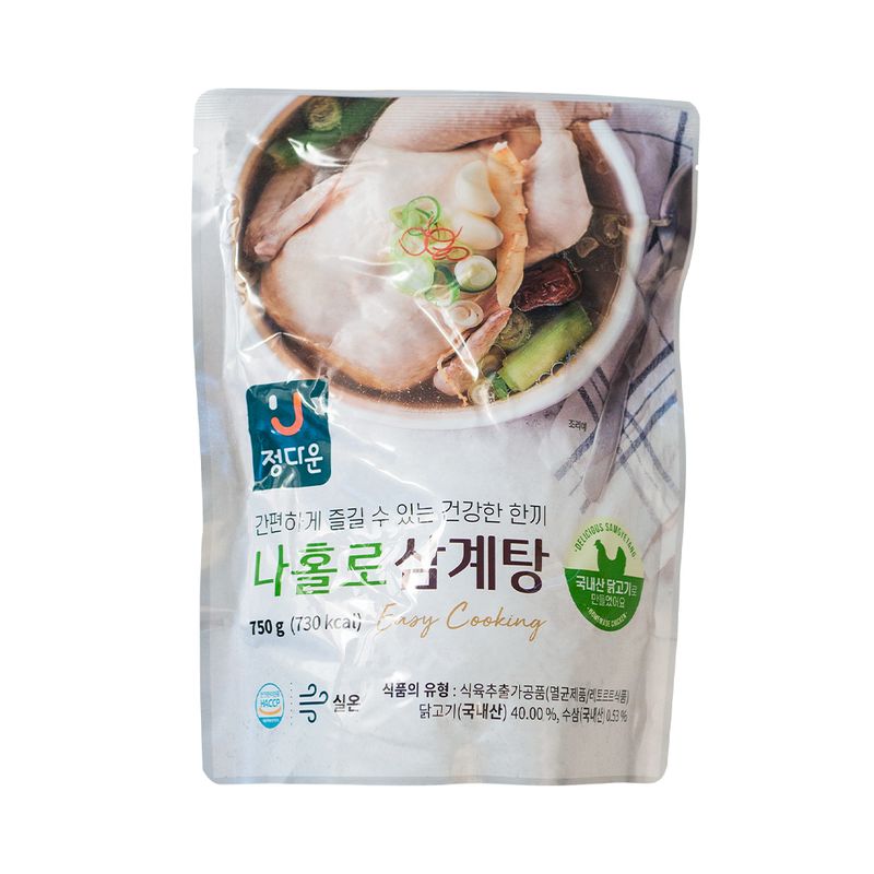 정다운 나홀로 삼계탕 750g x 4팩[35272715]