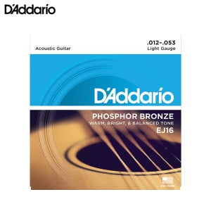 다다리오 통기타 스트링 EJ16 포스포브론즈 기타 줄 012-053