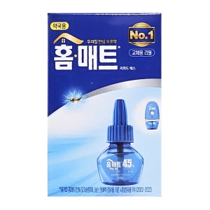 홈매트 리퀴드 29ml 리필 45일 전자 모기향 훈증기 액상 모기약