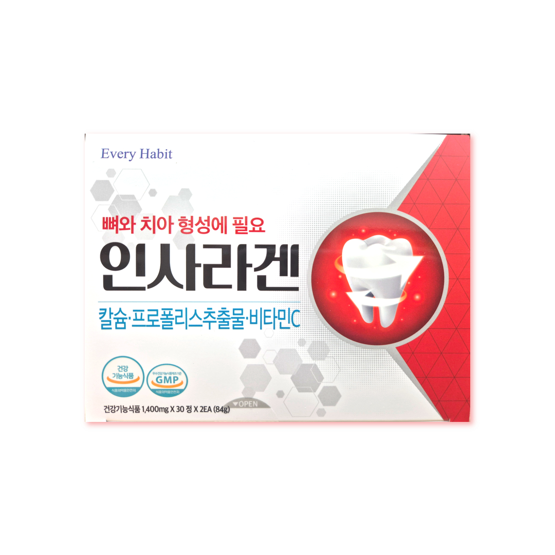 인사라겐 프리미엄<b>칼슘</b> 잇몸에좋은영양제 잇몸내려앉음영양제 치아건강<b>칼슘</b>