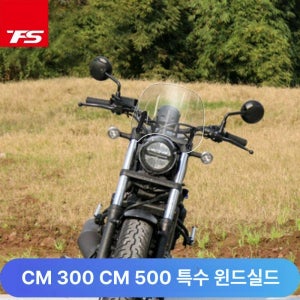 혼다 CM300 CM500 윈드실드 혼다비전 125cc 혼다몽키 투명 중형 30cm