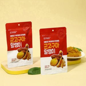 100% 국내산 해남 군고구마 말랭이 스틱형 60g x 10봉