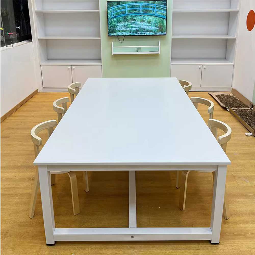 미술학원 테이블 공부방 책상 세트 교습소 마름모 책걸상 학교 학생용 회의실 대학생 교실