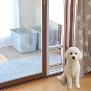 프리미엄 높이조절 베란다 펫도어 고양이 강아지 중형견 안전문 방묘문 캣도어 개문 대형3호