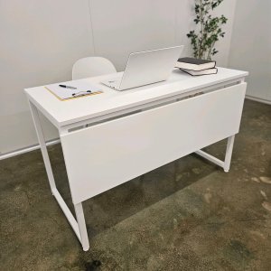 푸른숲 화이트 책상 사무용 컴퓨터 책상 테이블 1200x600 주문제작가능