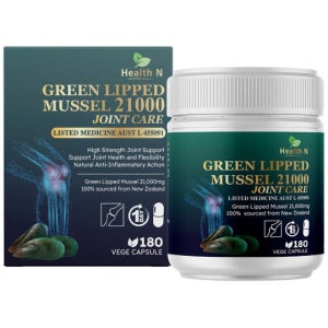 뉴질랜드 초록입홍합 초록홍합 초록잎홍합 푸른입 호주 헬스엔 GLM 21000 180캡슐