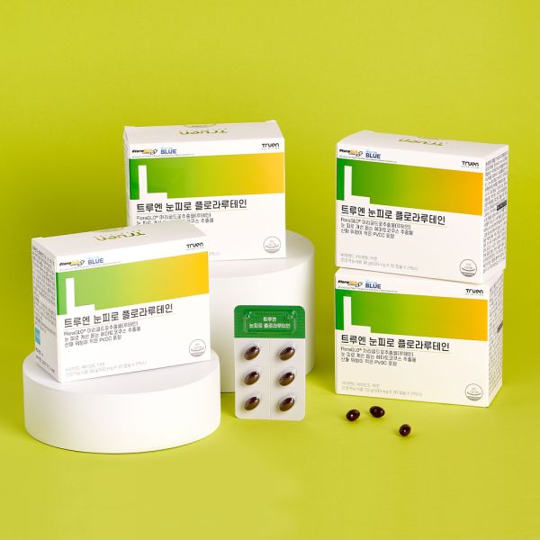 <b>트루엔</b> 플로라 루테인 <b>아스타잔틴</b> 눈 건강 피로 개선 60캡슐, 4개