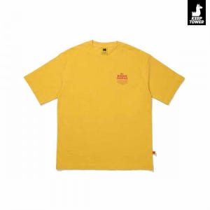 코닥 에센셜 워싱 반팔 티셔츠 YELLOW 커플반팔티