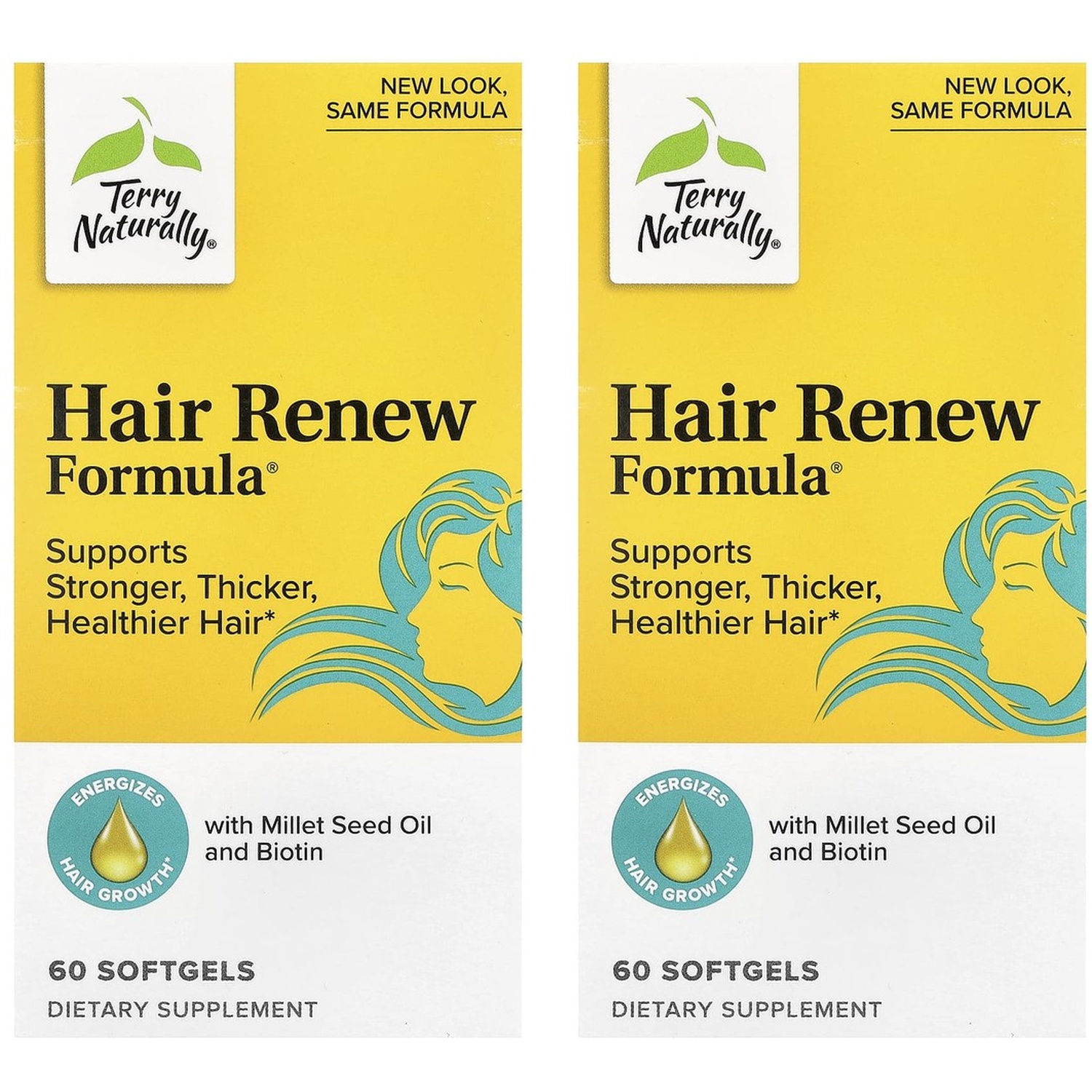 <b>테리내추럴리</b> 헤어 리뉴 포뮬러 60소프트젤 (2개세트)