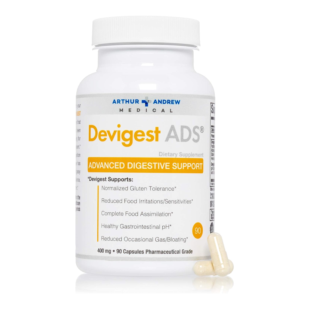 아서 앤드류 메디컬 <b>데비제스트 ADS</b> 어드밴스드 다이제스티브 서포트 400mg 90 캡슐