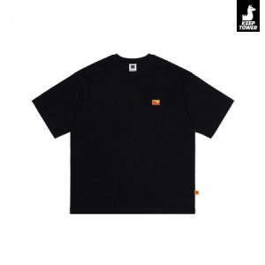 코닥 필름 그래픽 세미오버핏 반팔 티셔츠 BLACK 여름티셔츠
