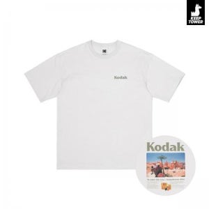 코닥 씨너리 백그래픽 반팔티셔츠 LIGHT GREY 커플티셔츠