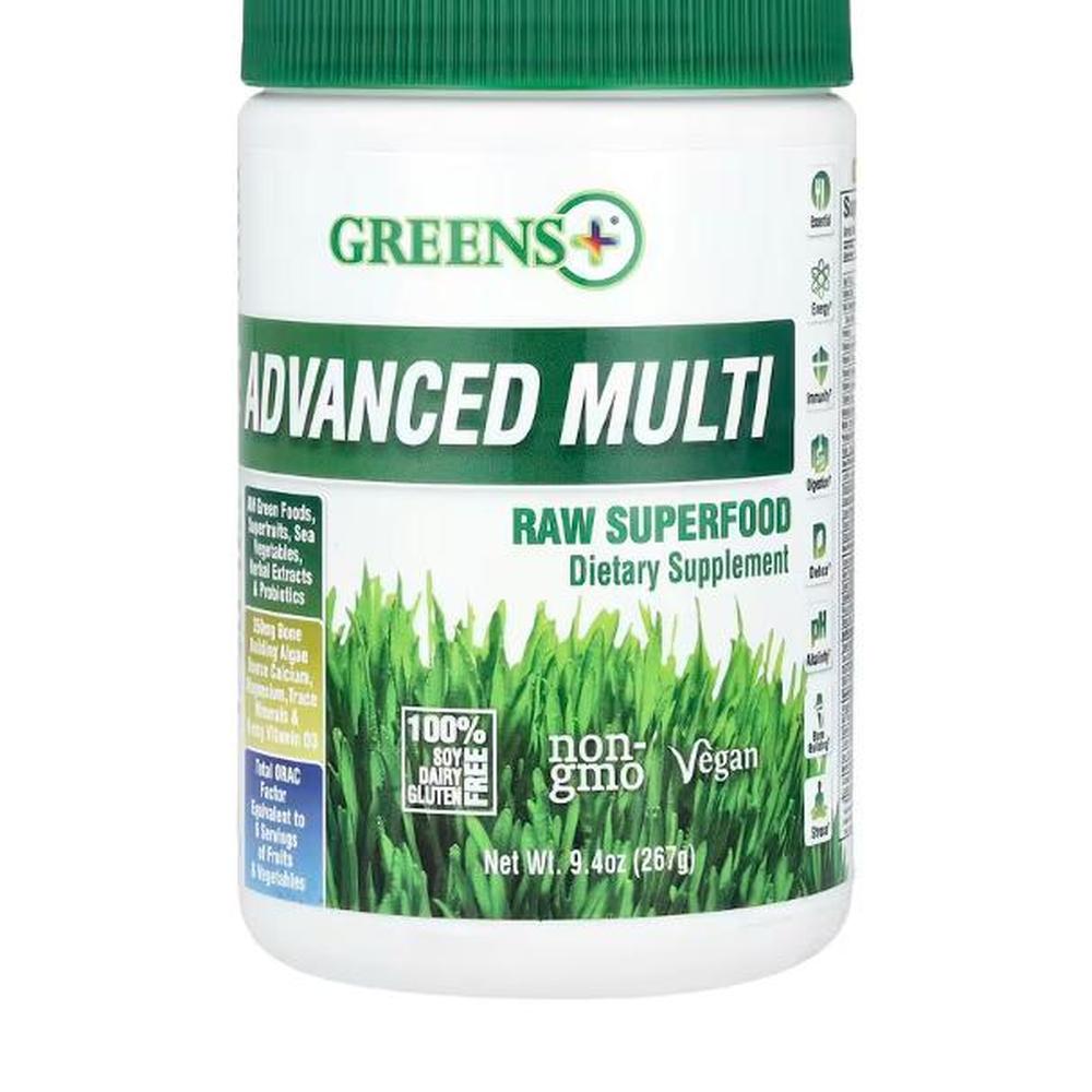 그린플러스 <b>어드밴스드 멀티 로우</b> 슈퍼푸드 267g(9.4oz)