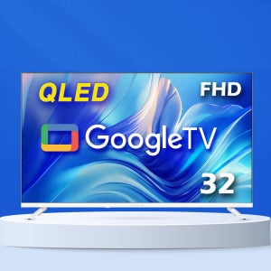 스마트 QLED32FHD 81cm 구글TV 화이트색상 중소기업TV 제주 서귀포 설치해드림