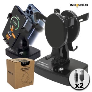 타이머 무선 오토워킹 프로듀얼 맥스블랙 자동 만보기 기계 앱테크 핸드폰 흔들기