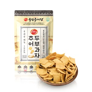 송담추어탕 더 고소하고 담백한 맛 부모님 직장인 아이 간식 추어두부과자 고소담백, 110g, 10개