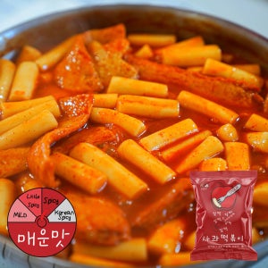 [좋은재료] 사과떡볶이 밀키트 밀떡볶이 오리지널팩 매운맛, 870g, 1개