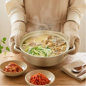 밀밭명가(밀밭칼국수) 바지락칼국수 캠핑음식 밀키트 2인분 무채 + 배추김치 포함