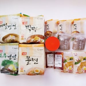 부산 개금 제일제면 골라 담기 13종 세트(냉면,밀면,쫄면,각종 고명)