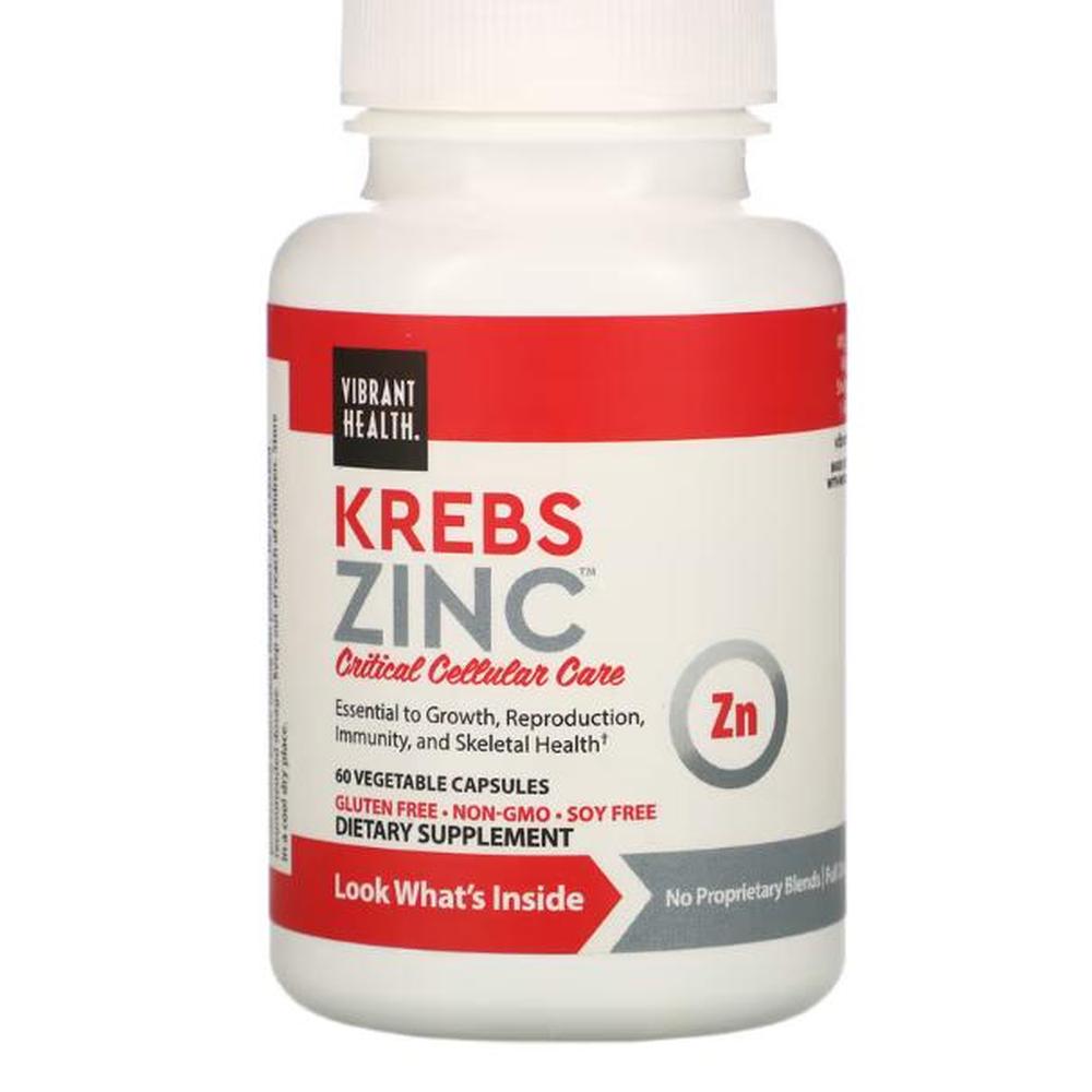 프라이언트헬스 <b>Krebs</b> 아연 베지캡슐 60정