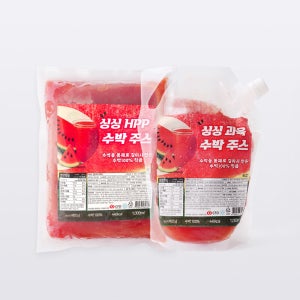 냉동 과육 수박주스 1KG HPP 땡모반 100% 착즙 쥬스