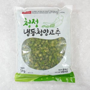영지농산 냉동 청양고추 슬라이스 1kg
