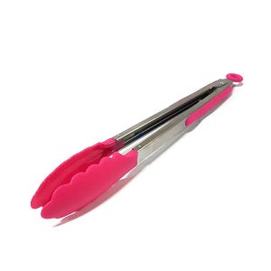 삼덕 칼라 주방집게 대 핑크 집게 조리 잎집게 고리집게