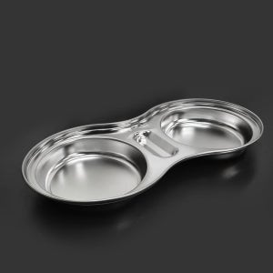 천성 27종 스텐 땅콩접시 간식 나눔 2구 피넛 플레이트