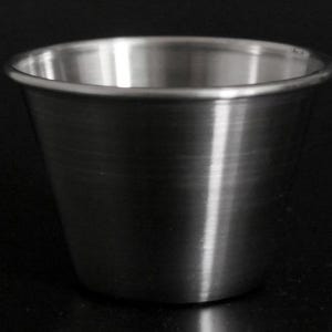 국내생산 18-8 샤틴 스텐 높은 소스컵 4호 소스볼 종지 라마킨 S&K