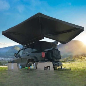 270도 사이드 어닝 차량용 대형 타프 캠핑 그늘막 차박 쉘터