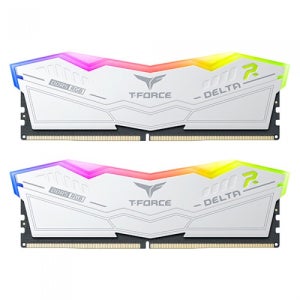 TeamGroup T-Force DDR5-8000 CL38 Delta RGB 화이트 패키지 (32GB(16Gx2)) / M
