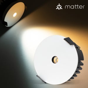 Matter IOT 75mm(3인치) K4 다운라이트 12W 디밍 CCT 24V 조명