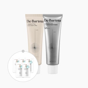 [라운지전용] 드 바리스타 무향 울트라&선 쉴드 핸드크림 세트 +핸드1.5ml x5개