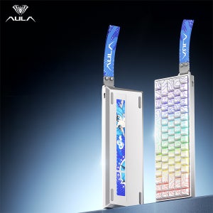 독거미 WIN68HE ULTRA 알루미늄 자석축 게이밍 키보드 AULA 화이트, 형의자석축