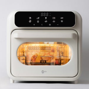 휴라이프 오븐형 에어프라이어 24L 대용량 화이트베이지