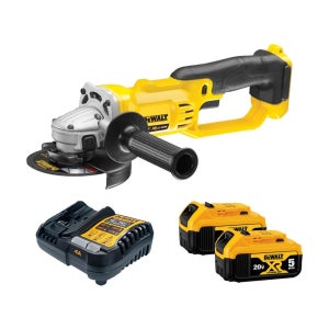 디월트 DCG412P2 충전 그라인더 20V 5.0Ah 배터리 2개 세트