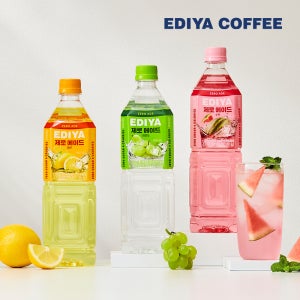 [이디야] PET 제로 에이드 3종(청포도/레몬/수박) 1L, 12개