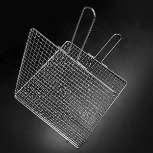 YS 스텐 사각석쇠 겹 250 석쇄 생선구이 그릴 바베큐 캠핑