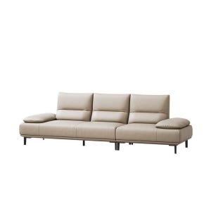 알로소 카포네 소파 스툴미포함, 르아테/셔우드 탠, 3인용