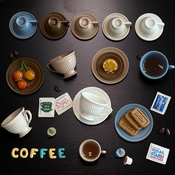 미니어처 클래식 커피잔 미니어처소품 1/12 1/6