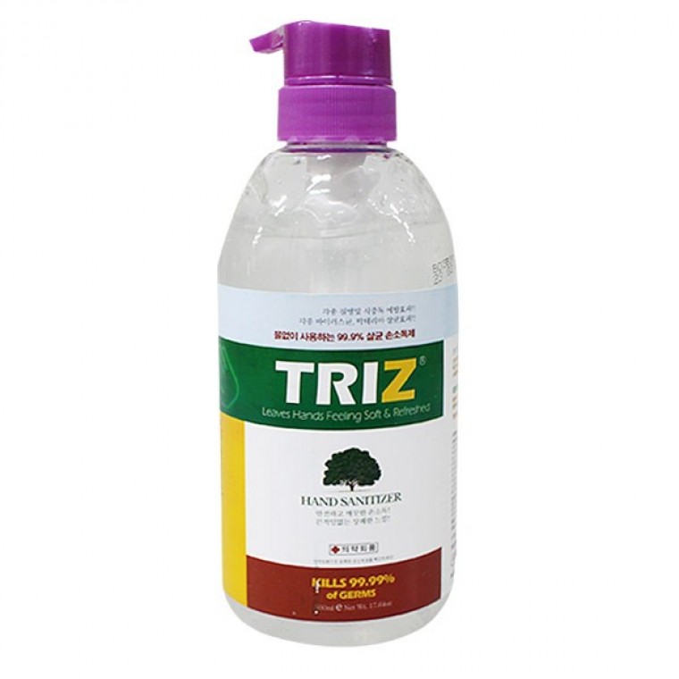 <b>트리즈</b> 피톤치드 에탄올 손세정제 500ML -SJ/에탄올/손세정/손세정제