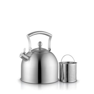 에지리 스텐 휘슬 주전자 6L 차망 거름망 인덕션겸용 케틀 스테인레스