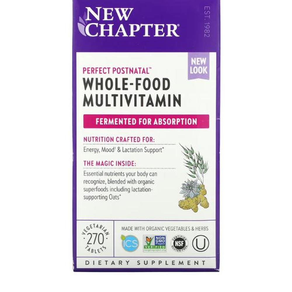 뉴쳅터 <b>퍼펙트 프리네이탈 홀푸드 멀티비타민</b> 베지 270정